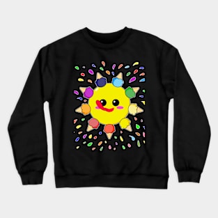 drops all over sunny ice cream Crewneck Sweatshirt